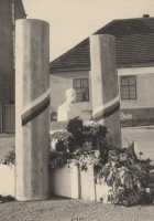 Pečky – Pomník se sochou T. G. Masaryka