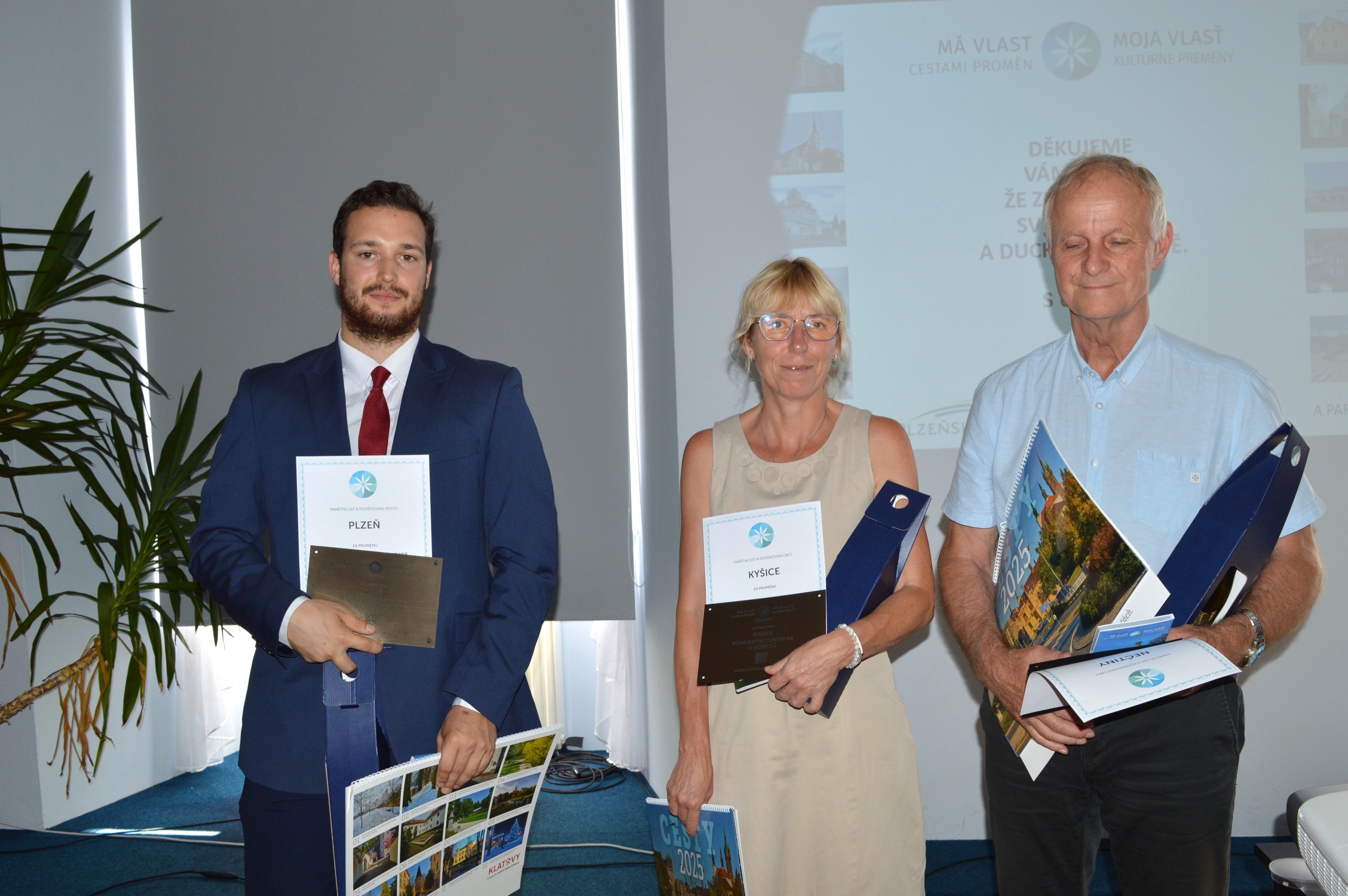 Vlastimil Kačena TechTower Martina Beranová starostka Kyšic Jiří Křemenák starosta Nečtiny