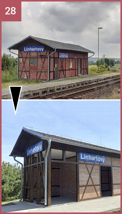 Město Albrechtice  –  Oprava budovy železniční zastávky Linhartovy