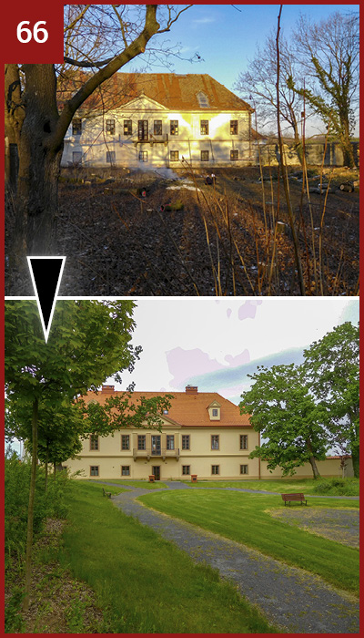 Klecany-Drasty  –  Ze zchátralého statku klášterní areál